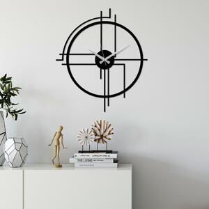 Wallity Nástenné kovové hodiny Minimal čierne