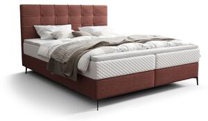 Čalúnená posteľ boxspring INAO comfort, 140x200, aragon 59
