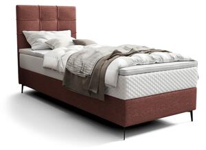 Čalúnená posteľ boxspring INAO comfort, 90x200, aragon 59, pravá