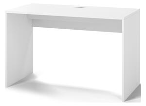 Písací stôl NEVYA, 120x75x60, biela mat