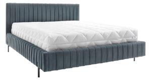Čalúnená posteľ PLISSA, 140x200, velvetmat 100