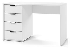 Písací stôl BAROLD, 120x75x60, biela