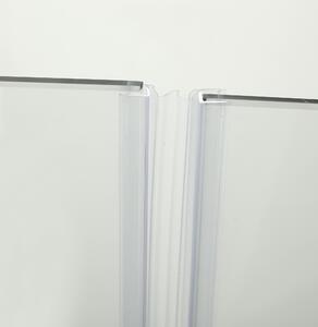 Hagser Carla sprchové dvere 100 cm skladané chróm lesklá/priehľadné sklo HGR50000021