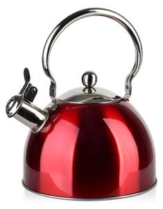 Kovová čajová kanvica Liam Red 2,5l