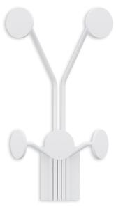 Wallity Nástenný kovový háčik Giraffe 24 cm biely