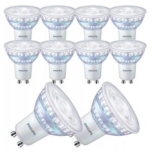 PHILIPS 10x LED žiarovka GU10 6,7 W 730lm - neutrálna biela 4000k