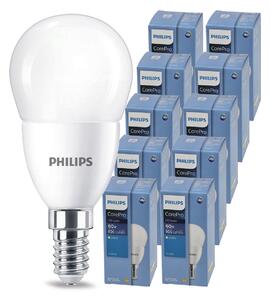 10x LED žiarovka E14 7W 806lm teplá farba 2700k 230v PHILIPS corepro
