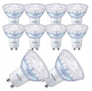 PHILIPS 10x LED žiarovka GU10 6,7 W 730lm - neutrálna biela 4000k