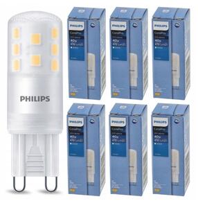 6x LED žiarovka G9 3,7W 470 lm 3000 k teplá biela 230 v PHILIPS corepro
