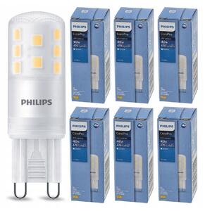 6x LED žiarovka G9 3,7W 470 lm 3000 k teplá biela 230 v PHILIPS corepro