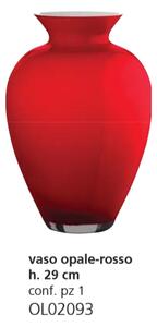 Váza AURORA červená H29cm