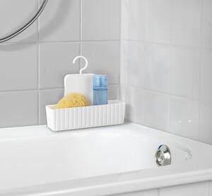 Biela závesná kúpeľňová polička Minas - Allstar