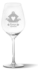 Sablio Pohár na víno Šťastné výročí 2 49 cl
