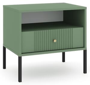 Vivaldi Nočný stolík Iseo I 54 cm zelený