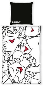 OBOJSTRANNÁ POSTEĽNÁ BIELIZEŇ, renforcé, viacfarebná, 135/200 cm BRITTO - Online Only bytové doplnky, Online Only