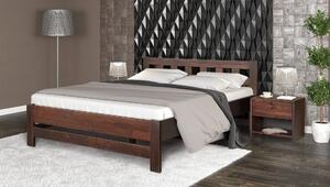 RIJANA drevená posteľ 90 cm, orech