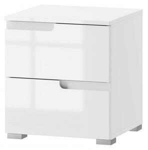Szynaka Nočný stolík Selene 47 cm biely