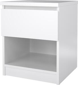 Tvilum Nočný stolík Simplicitous 238 40 cm biely lesk