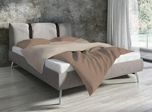 Bavlnené obojstranné posteľné obliečky béžovej farby Béžová