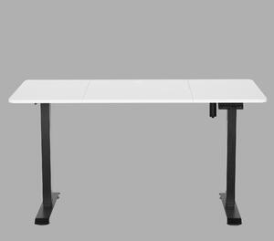 Písací stôl NESTOR biela/čierna