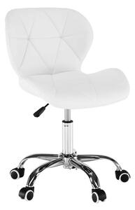 Elegantné kancelárske kreslo biele (k254499)