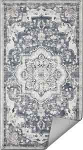 SONGMICS Obdélníkový koberec ORIENT 150x80 cm šedý