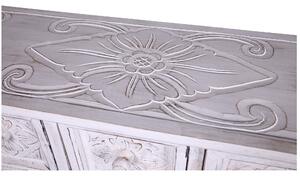 Konzolový stolík MAROCO biela/patina