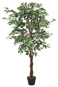 Umelý fikusový strom 378 listov 80 cm zelený