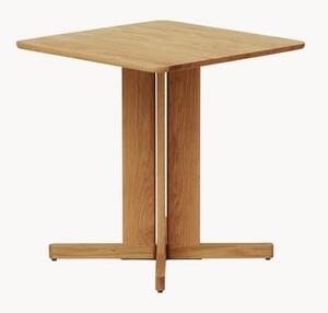 Jedálenský stôl z dubového dreva Quatrefoil, 68 x 68 cm