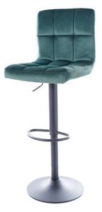 Barová stolička SIGC-105 zelená/čierna
