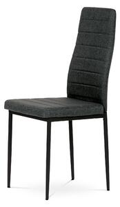 Jedálenská stolička FANCY antracitová/čierna