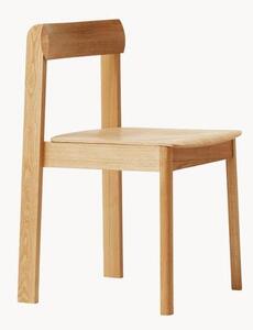 Stohovateľné stoličky Blueprint z dubového dreva, 2 ks