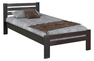 XELA drevená posteľ 90 cm, orech