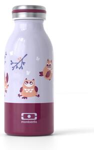 Detská nerezová fľaša Monbento Cooly Purple Owly 350 ml
