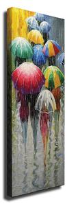 Wallity Obraz na plátne Daždivý deň PC96 30x80 cm