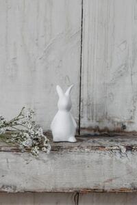 Veľkonočná dekorácia zajačik Frans White 8 cm