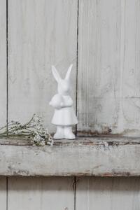 Veľkonočná dekorácia zajačik Alice White 15 cm