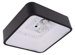 Čierne LED stropné svietidlo hranaté 300x300mm 24W CCT