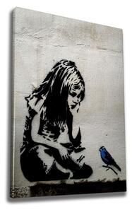 Wallity Obraz na plátne Vták volajúci WY49 70x100 cm