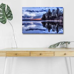Wallity Obraz s LED osvetlením JAZERO 13 45 x 70 cm