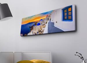 Wallity Obraz s LED osvetlením SANTORINI 30 x 90 cm