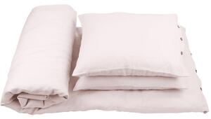 Cotton & Sweets Ľanové obliečky pre dospelých púdrovo ružová 140x200 cm