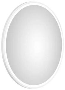 DSK Design Okrúhle zrkadlo s LED svetlom DSK Desire / 15 W / Ø 55 cm / biele