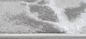 Jednoduchý moderný koberec sivej farby s bielym motívom Sivá Šírka: 80 cm | Dĺžka: 150 cm