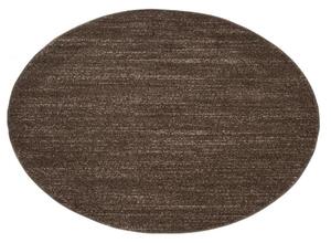 Kusový koberec Remon tmavo hnedý kruh 100x100cm
