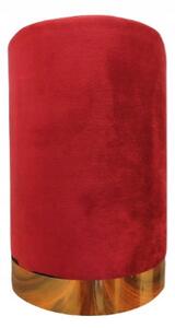Okrúhla taburetka Bordo 28 x 42 cm Červená