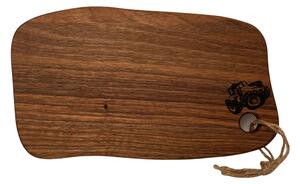 Drevená doska na krájanie 28cm x 17 cm - TRACTOR Hnedá