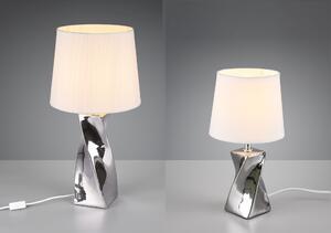 Stolná lampa ABEBA R50771589 strieborná H28,5cm