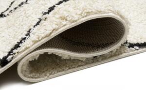 Kusový koberec shaggy Primka krémový 60x100cm