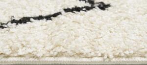 Kusový koberec shaggy Primka krémový 80x150cm